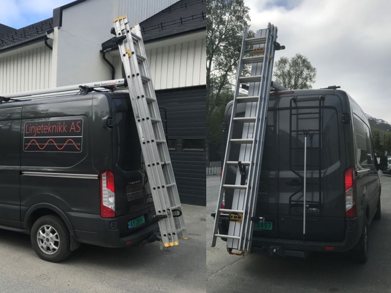 RH Ned trekk stige-holder ENKEL