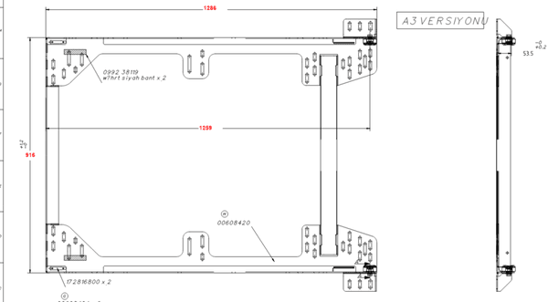 FEILBESTILLING-SJEKK PRIS /Bed-slide i tre 